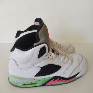 Air Jordan 5 green pro stars
